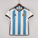 Camiseta Argentina Mundial Qatar 2022 Versión jugador frontal
