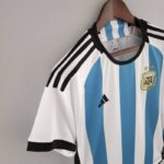Camiseta Argentina Mundial Qatar 2022 Versión jugador lateral