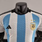 Camiseta Argentina Mundial Qatar 2022 versión jugador pecho