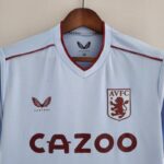 Camiseta Aston Villa segunda equipación 2022-2023 Versión fan pecho