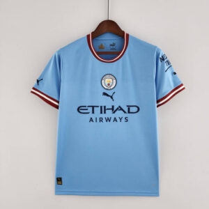Camiseta Manchester City Primera Equipación 2022-2023 Versión Fan frontal