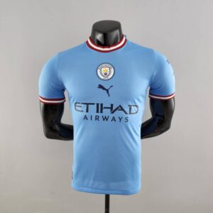 Camiseta Manchester City Primera Equipación 2022-2023 Versión jugador frontal
