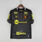 Camiseta Portero Sport Recife Todos los patrocinadores 2223 Versión Negro