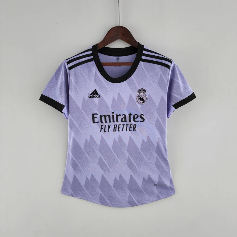 Camiseta Real Madrid segunda equipación 2022-2023 femenino frontal Camiseta Real Madrid segunda equipación 2022-2023 femenino frontal