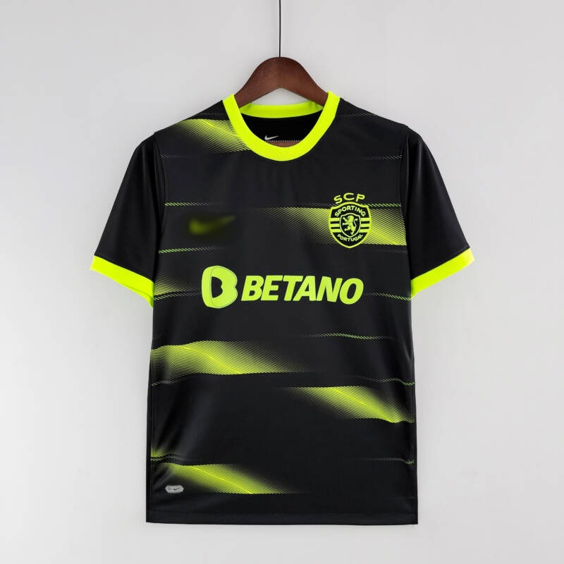Camiseta Sporting de Lisboa Segunda Equipación 2022-2023 Versión Aficionado Camiseta Sporting de Lisboa Segunda Equipación 2022-2023 Versión Aficionado