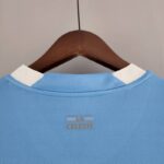 Camiseta Uruguay Mundial Qatar 2022 Versión fan cuello posterior