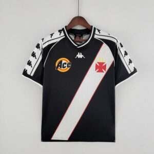 Camiseta Vasco da Gama negra retro 2000 - frontal