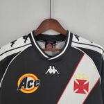 Camiseta Vasco da Gama negra retro 2000 - pecho
