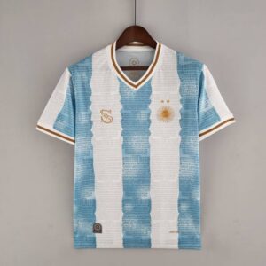 Camiseta de la Selección Argentina Edición Conmemorativa 2022 Versión Aficionado