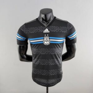Camiseta de la Selección Argentina Equipación Negra 2022 Versión Jugador