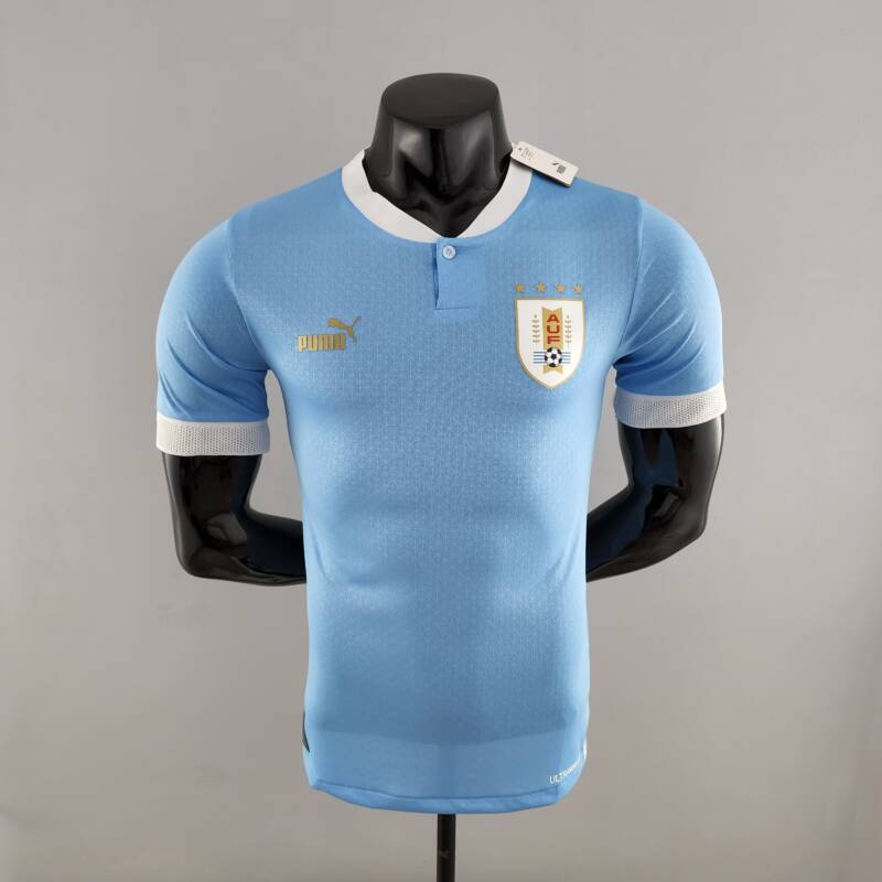 Camiseta de la Selección de Uruguay Primera Equipación 2022 Versión Jugador Camiseta de la Selección de Uruguay Primera Equipación 2022 Versión Jugador