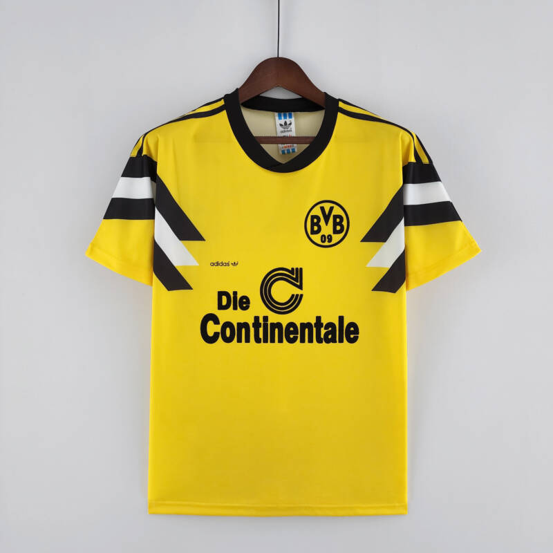 Camiseta del Borussia Dortmund retro temporada 1989 - frontal Camiseta del Borussia Dortmund retro temporada 1989 - frontal