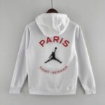 DORSAL Sudadera con Capucha Blanca PSG 2022