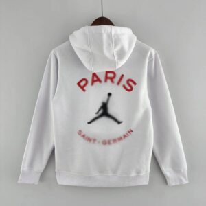 DORSAL Sudadera con Capucha Blanca PSG 2022