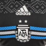 ESCUDO Camiseta de la Selección Argentina Equipación Negra 2022 Versión Jugador