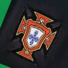 ESCUDO Camiseta de la Selección de Portugal Negra 2022 Versión Aficionado