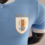 ESCUDO Camiseta de la Selección de Uruguay Primera Equipación 2022 Versión Jugador