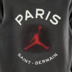 LOGO LEJ Sudadera con Capucha Negra PSG 2022