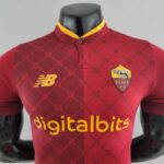 PECHO Camiseta AS Roma Primera Equipación 2022-2023 Versión Jugador