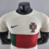 PECHO Camiseta de la Selección de Portugal Segunda Equipación 2022 Versión Jugador