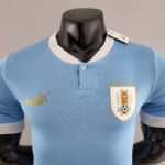 PECHO Camiseta de la Selección de Uruguay Primera Equipación 2022 Versión Jugador