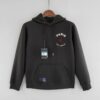 Sudadera con Capucha Negra PSG 2022
