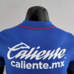 camiseta primera equipación Cruz Azul 2022 -2023 versión jugador - cuello posterior