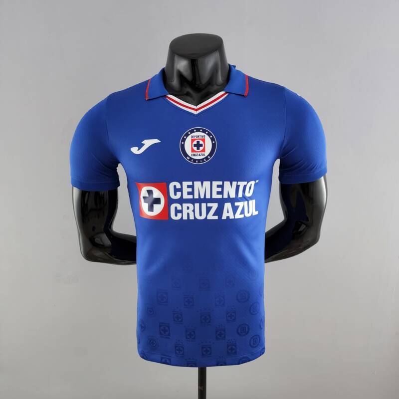 camiseta primera equipación Cruz Azul 2022 -2023 versión jugador - frontal