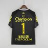 dorsal Camiseta Portero Sport Recife Todos los patrocinadores 2223 Versión Negro