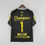 dorsal Camiseta Portero Sport Recife Todos los patrocinadores 2223 Versión Negro