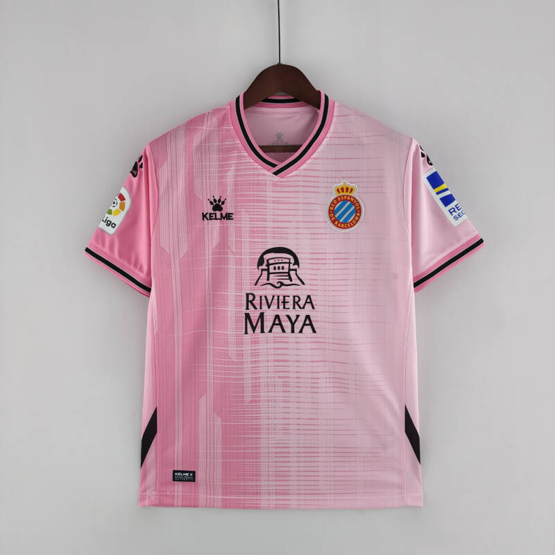 Camiseta Espanyol segunda equipación 2022 - 2023 versión fan frontal Camiseta Espanyol segunda equipación 2022 - 2023 versión fan frontal
