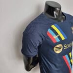 Camiseta prepartido FC Barcelona temporada 2022-2023 - versión jugador - lateral