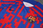 Conjunto de entrenamiento del FC Barcelona manga corta rojo y azul - 2022-2023 - polo 1