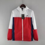 Cortavientos Nike Rojo y Blanco