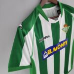 PECHO LATERAL Camiseta Retro Primera Equipación Real Betis 0102