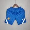 Pantalón corto azul Barcelona entrenamiento 2021-2022 frontal
