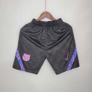 Pantalón corto negro Barcelona entrenamiento 2021-2022 frontal