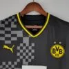Segunda Equipación Borussia Dortmund 2022-23 cuello