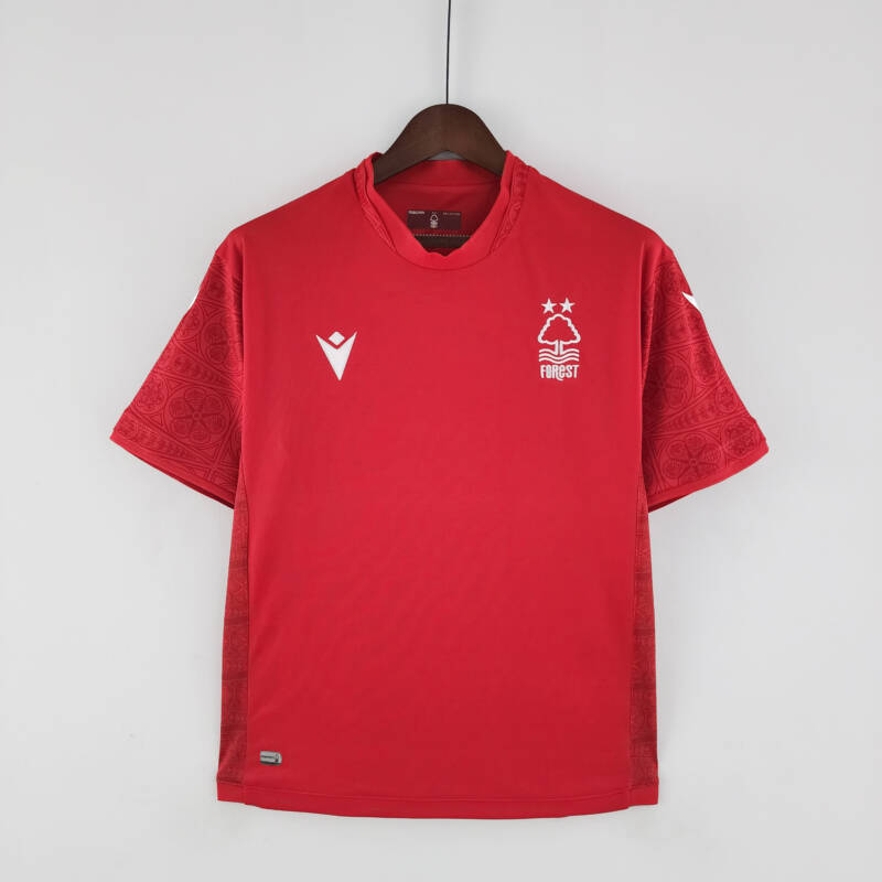 Camiseta Nottingham Forest primera equipación 22-23 - versión fan - frontal Camiseta Nottingham Forest primera equipación 22-23 - versión fan - frontal