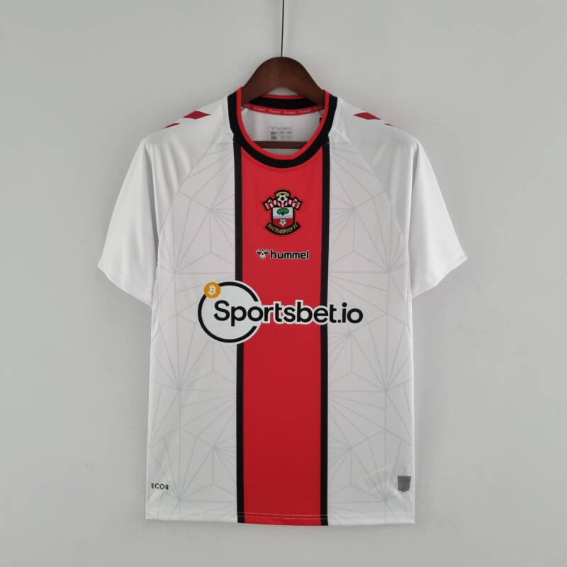 Camiseta Southampton primera equipación 22-23 - versión fan - frontal Camiseta Southampton primera equipación 22-23 - versión fan - frontal