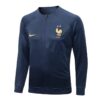 Chaqueta del chándal azul de la Federación Francesa de Fútbol 2022-2023