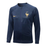Chaqueta del chándal azul de la Federación Francesa de Fútbol 2022-2023