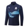 Chaqueta del chandal azul del Olympique de Marsella 2022-2023