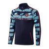 Chaqueta del chándal azul oscuro del Manchester City 2022-2023