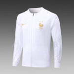 Chaqueta del chandal blanco de la Federación Francesa de Fútbol 2022-2023