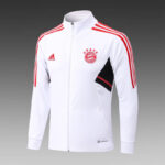 Chaqueta del chándal blanco del Bayern de Múnich 2022-2023