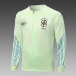 Chaqueta del chándal verde del CBF 2022-2023