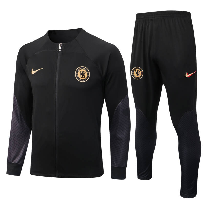 Conjunto chándal negro del Chelsea 2022-2023 Conjunto chándal negro del Chelsea 2022-2023