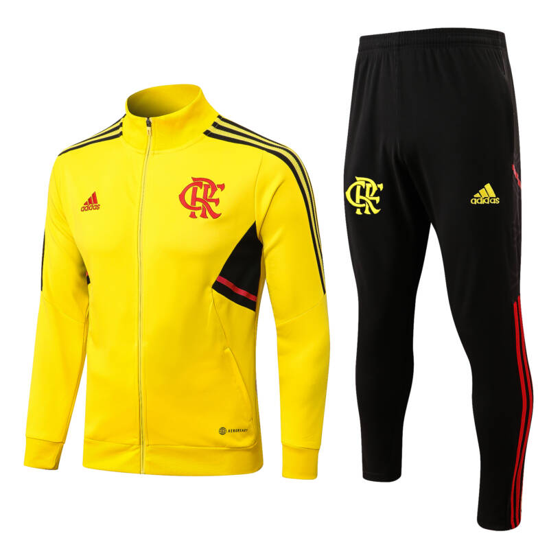 Conjunto de chándal amarillo del Flamengo 2022-2023