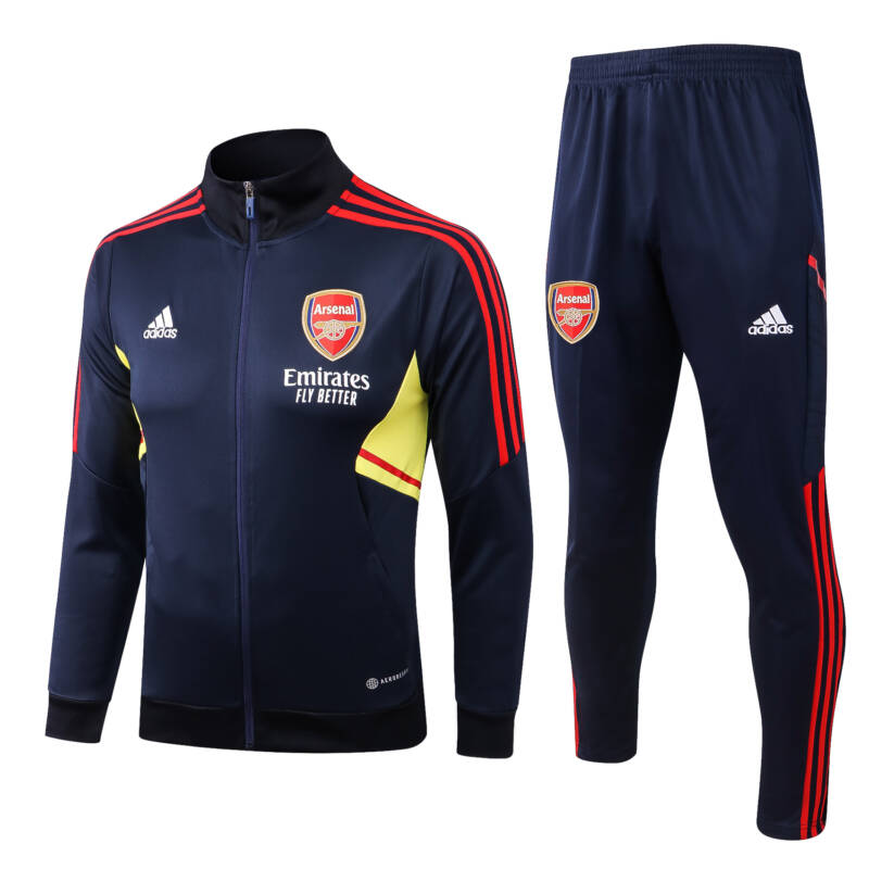 Conjunto de chándal azul zafiro del Arsenal 2022-2023